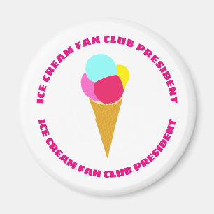 Bunter Eiscrememagnet Magnet