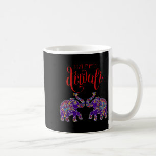 Bunter Elefant Glückliches Deepavali Diwali für Hi Kaffeetasse