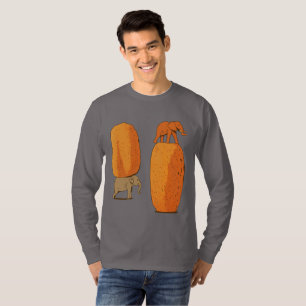 Bunter Elefantengleichgewichtskunst T-Shirt