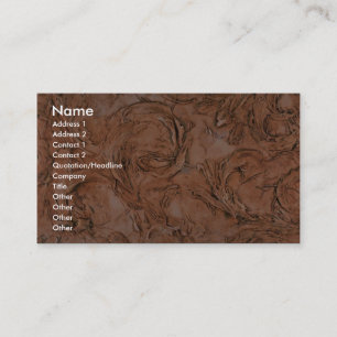 Bunter florentinischer Wirbel Visitenkarte