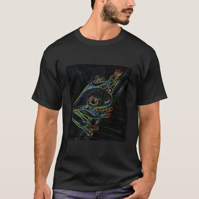 Bunter Frosch-T - Shirt (Vorderseite)
