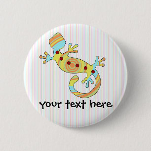 Bunter Fun Gecko Lizard Button