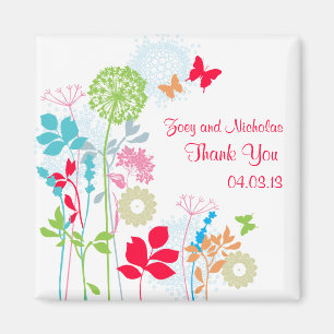 Bunter Garten-Magnet Magnet