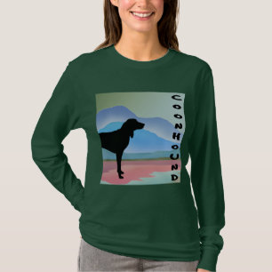 Bunter GebirgsCoonhound (mit Text) T-Shirt
