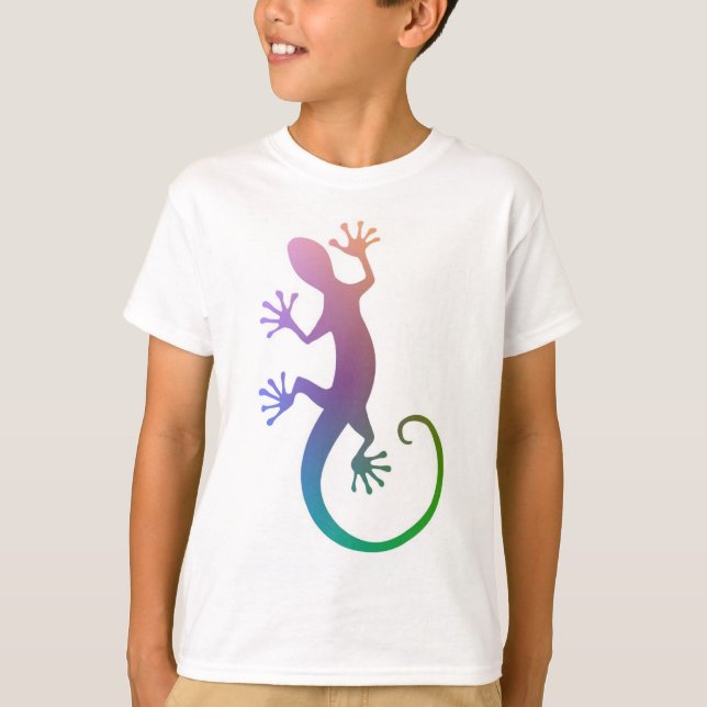 Bunter Gecko T-Shirt (Vorderseite)