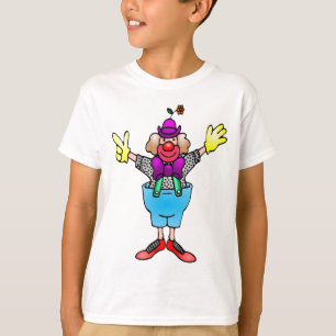 Bunter glücklicher Clown T-Shirt