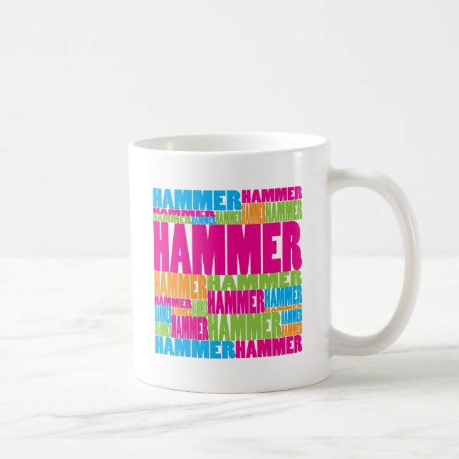 Bunter Hammer Kaffeetasse (Rechts)
