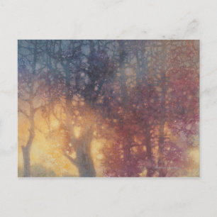 Bunter Herbst Postkarte