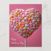 Bunter Herz Cake Pop Valentinstag