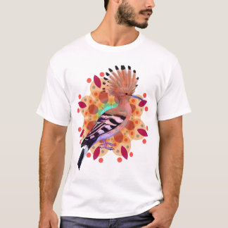 Bunter Hoopoe-Vogel T-Shirt