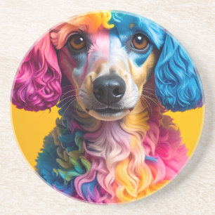 Bunter Hund Getränkeuntersetzer
