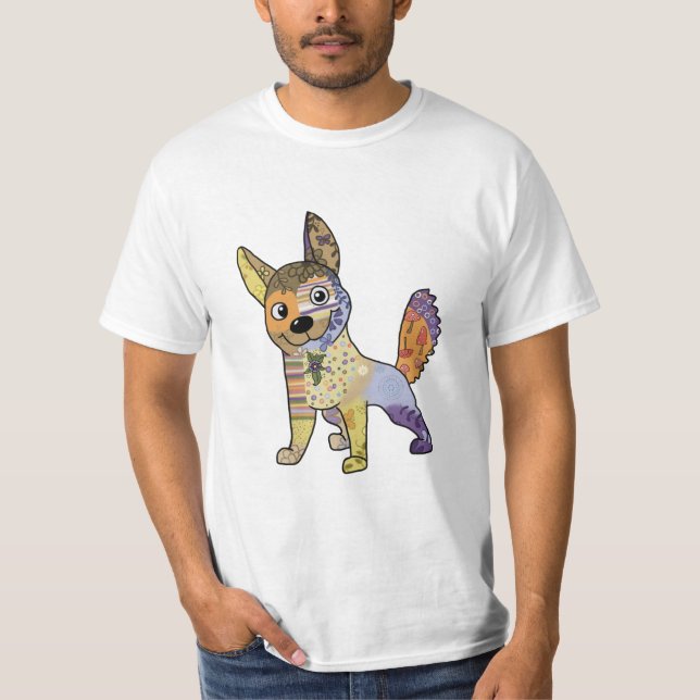 Bunter Hund T-Shirt (Vorderseite)