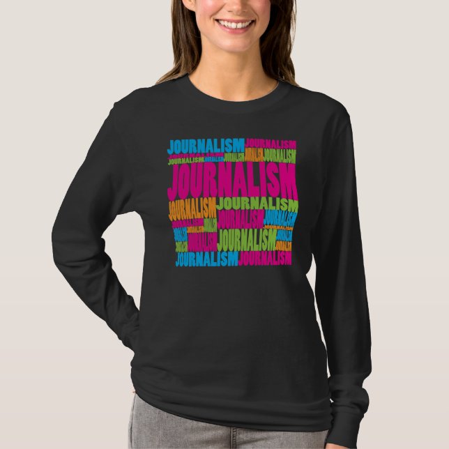 Bunter Journalismus T-Shirt (Vorderseite)