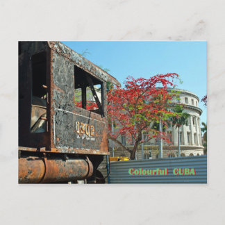 bunter Kuba Postkarte