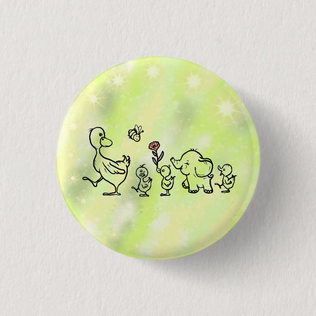 Bunter Lauf Button (Vorderseite)