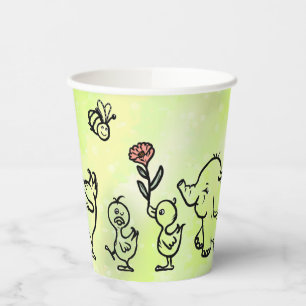 bunter Lauf   Pappbecher