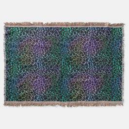 Bunter Leopard-Tierdruck-Wurfs-Decke Decke