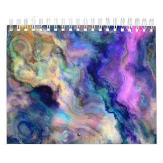 Bunter Marmor Kalender