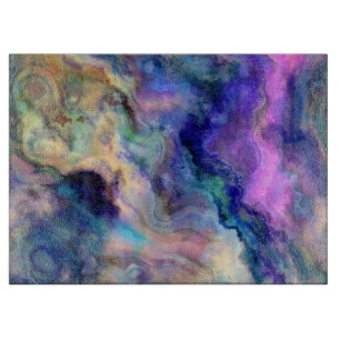 Bunter Marmor Schneidebrett