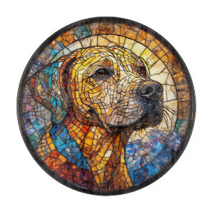 Bunter Mosaikhund Schneidebrett