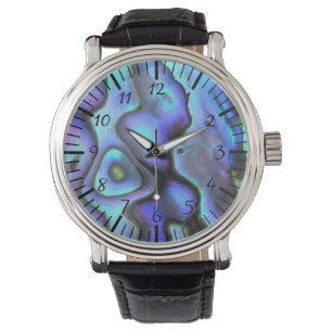 Bunter OhrschneckeSeashell, schöne Natur Armbanduhr