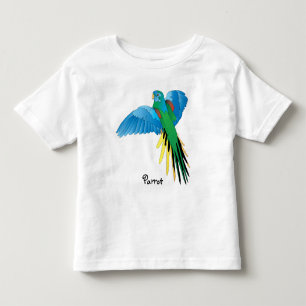Bunter Papagei Kleinkind T-shirt