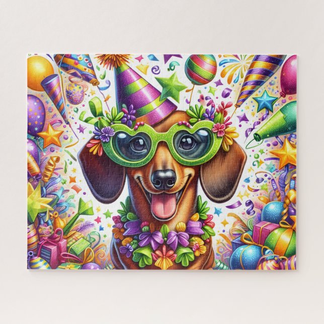 Bunter Partyshund (Horizontal)