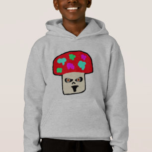bunter Pilz Hoodie