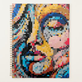 Bunter Pixel-Art-Planer mit lebendigem Design Planer
