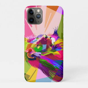 Bunter, prismatischer Pop-Art-Löwe Case-Mate iPhone Hülle