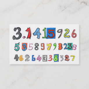 Bunter PU berechnet Visitenkarte