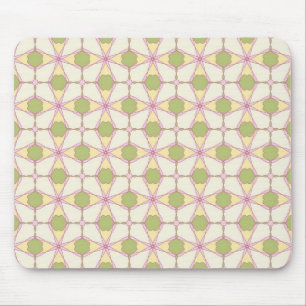 Bunter Retro Musterhintergrund 3 Mousepad