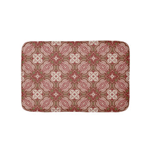 Bunter Retro Musterhintergrund 4 Badematte