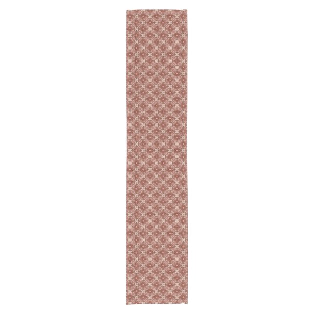 Bunter Retro Musterhintergrund 4 Kurzer Tischläufer (Vorderseite)
