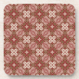 Bunter Retro Musterhintergrund 4 Untersetzer