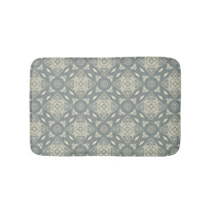 Bunter Retro Musterhintergrund 5 Badematte