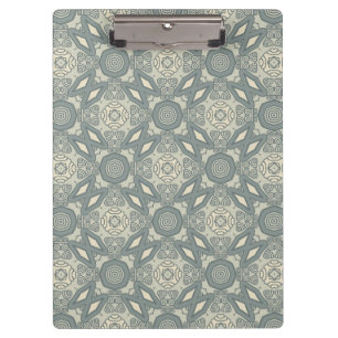 Bunter Retro Musterhintergrund 5 Klemmbrett