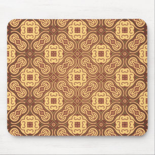 Bunter Retro Musterhintergrund Mousepad