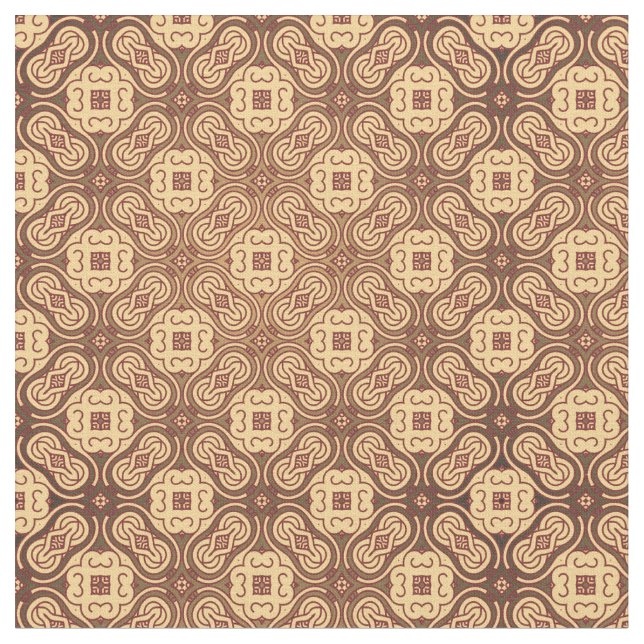 Bunter Retro Musterhintergrund Stoff (Nahaufnahme)