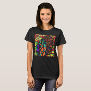 Bunter Sänger-T - Shirt