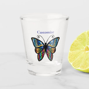 Bunter Schmetterling Thunder_Cove Schnapsglas