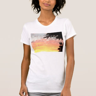 Bunter Sonnenuntergang T-Shirt