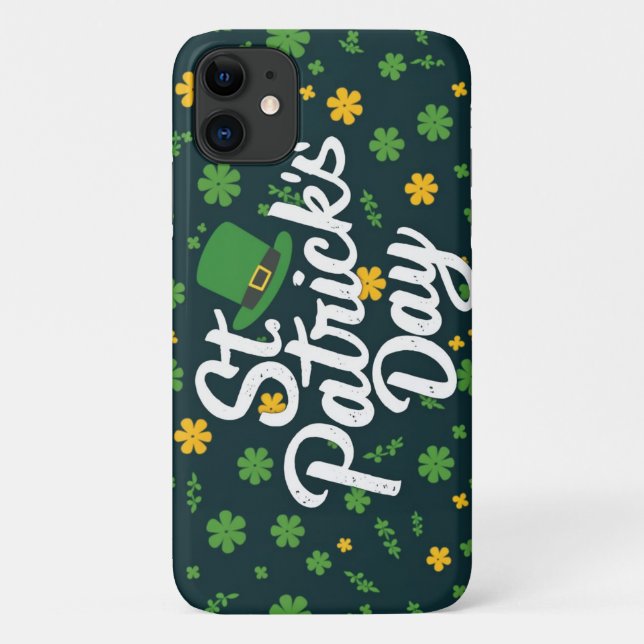 Bunter St. Patrick's Day Case-Mate iPhone Hülle (Rückseite)