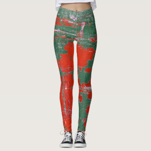 Bunter Stahlrost, strukturierter Hintergrund. Leggings