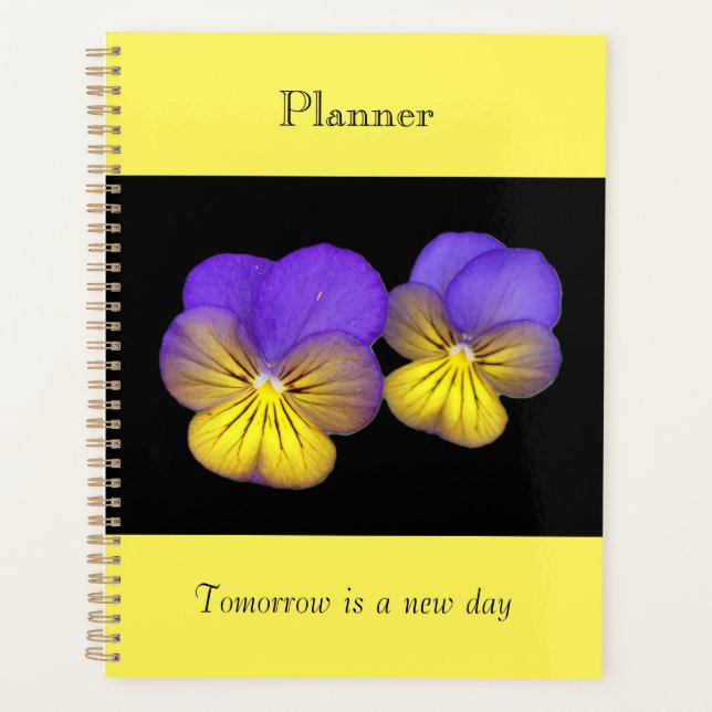 Bunter Stiefmütterchen-Planer Planer (Vorderseite)