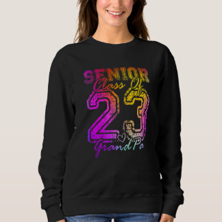 Bunter stolzer Opa süßes Herz Abschluss Senior Sweatshirt