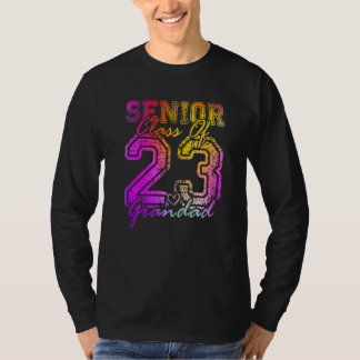 Bunter stolzer Opa süßes Herz Absolvent Senior T-Shirt