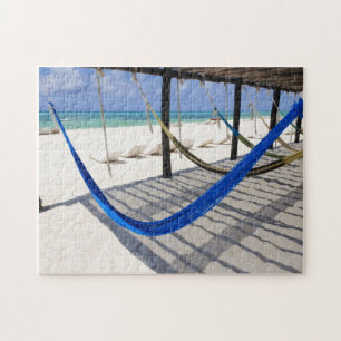 Bunter Strand wiegt Puzzlespiel Cozumel Mexiko