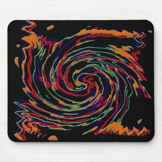 Bunter Strudel Mousepad (Vorne)