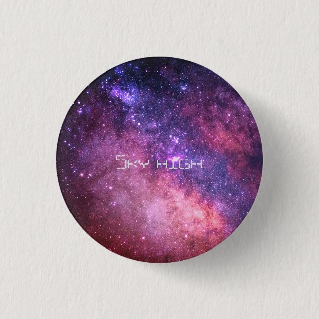 bunter themenorientierter Knopf Button (Vorderseite)